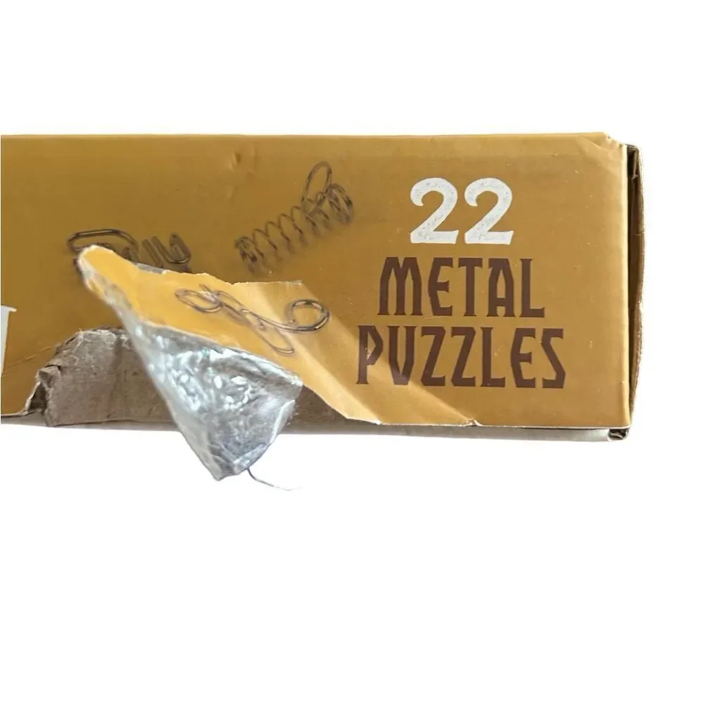 Brain Teaser Wooden and Metal Puzzles